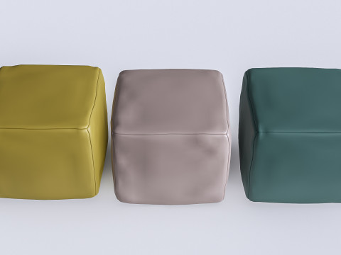 Children table and chairs 6 3D Model