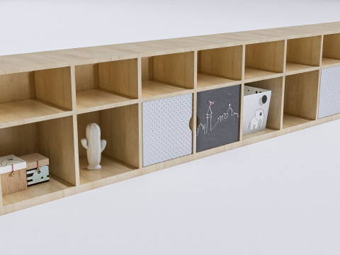 Children table and chairs 6 3D Model