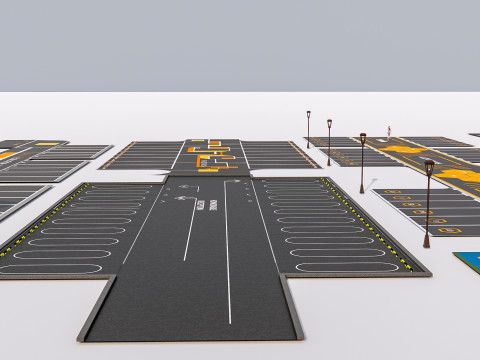 Parking Lot 1 Modelo 3D