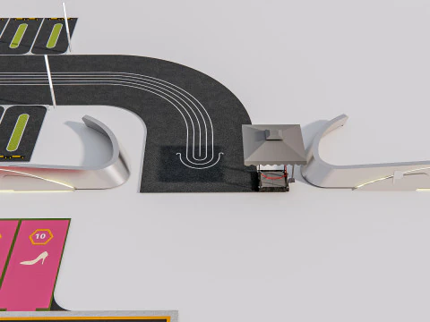 Parcheggio 1 Modello 3D