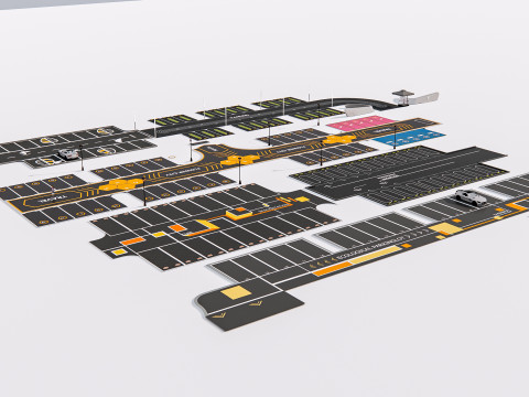 Parking Lot 1 Modelo 3D