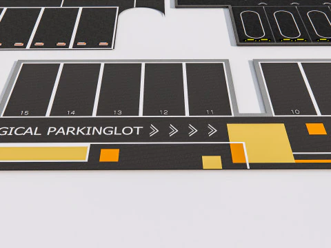 Parcheggio 1 Modello 3D