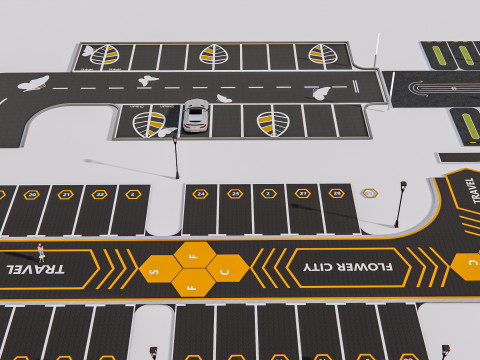 Parking Lot 1 Modelo 3D