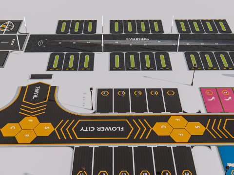 Parking Lot 1 Modelo 3D