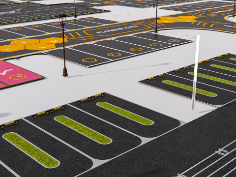 Parking Lot 1 Modelo 3D