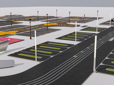 Parking Lot 1 Modelo 3D