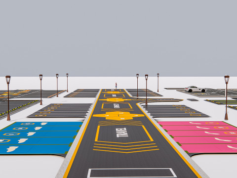 Parking Lot 1 Modelo 3D
