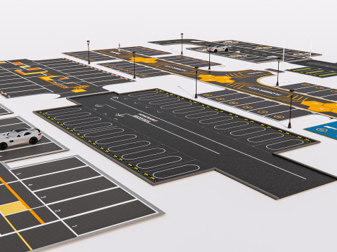 Parking Lot 1 Modelo 3D