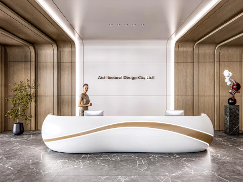 Accoglienza 4 Modello 3D