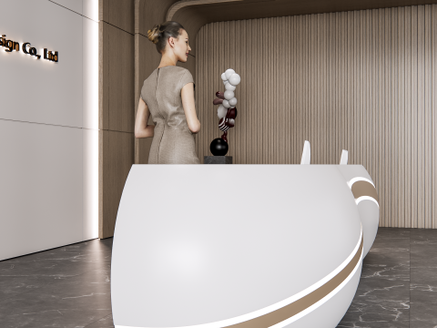 Reception 4 3D-Modell