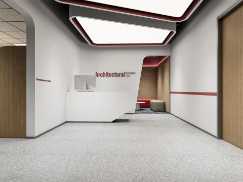 R&eacute;ception 4 Modèle 3D