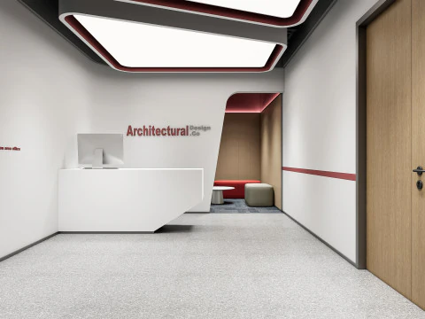 R&eacute;ception 4 Modèle 3D