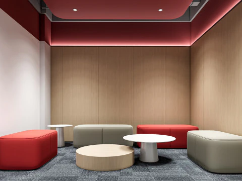 R&eacute;ception 4 Modèle 3D