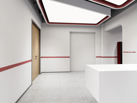 R&eacute;ception 4 Modèle 3D