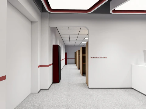 R&eacute;ception 4 Modèle 3D