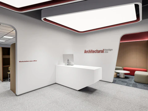 R&eacute;ception 4 Modèle 3D