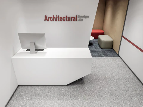 R&eacute;ception 4 Modèle 3D