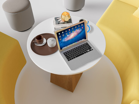 Restaurant seating sofa 2 3D Модель