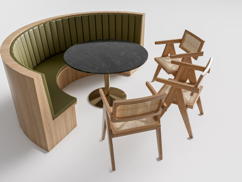 Restaurant seating sofa 2 3D Модель