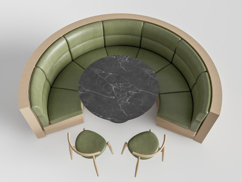 Restaurant seating sofa 3 Modelo 3D