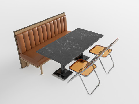 Restaurant seating sofa 3 Modelo 3D