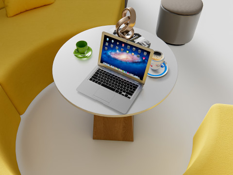 Restaurant seating sofa 6 3D Модель