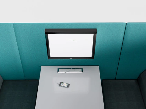 Sof&aacute; para restaurante 7 Modelo 3D