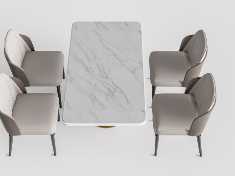 Restaurant seating sofa 8 3D 模型