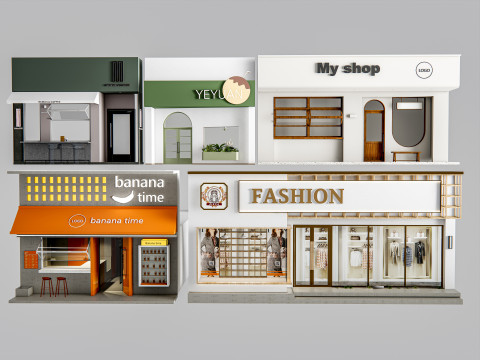 Shop Front 1 Model 3D