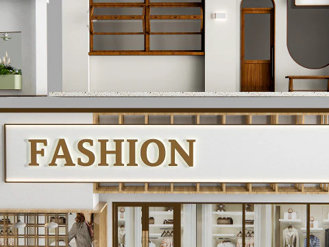 Negozio davanti 1 Modello 3D