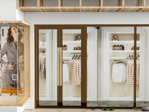 Shop Front 1 Modelo 3D