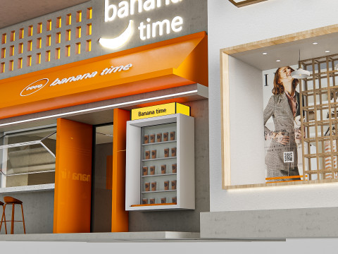 Shop Front 1 Modelo 3D