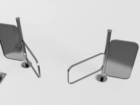 Супермаркет Магазин Елементи каси 1 3D Модель