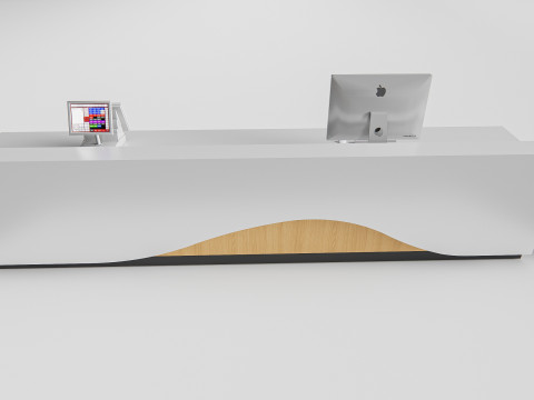 Supermarket Shop Store Elements checkout 6 3D Модель