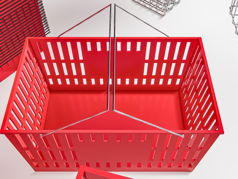 Supermarket Shop Store Elements checkout 8 Modelo 3D