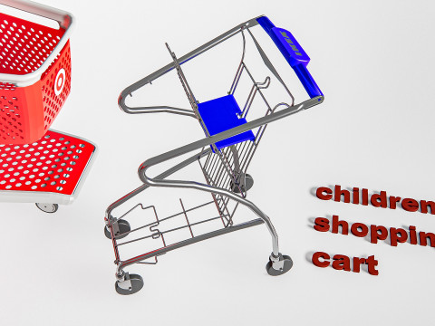 Supermarket Shop Store Elements checkout 8 Modelo 3D