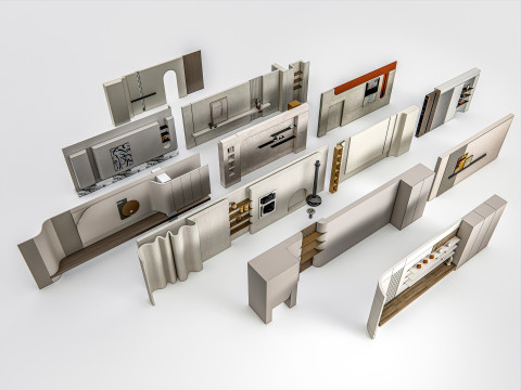 Interior Wall Panel 1 3D Model