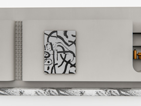 Interior Wall Panel 1 Modello 3D
