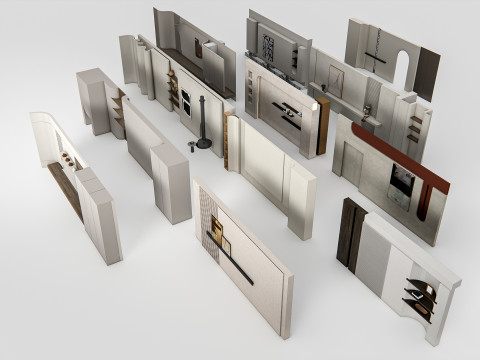 Interior Wall Panel 1 Modello 3D