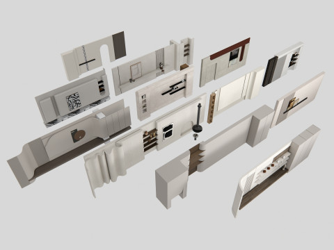 Interior Wall Panel 1 Modello 3D