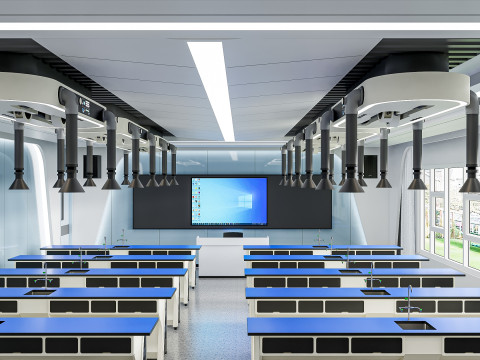 Hospital Anatomy training room 3D-Modell