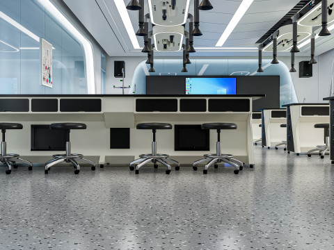 Hospital Anatomy training room 3D-Modell