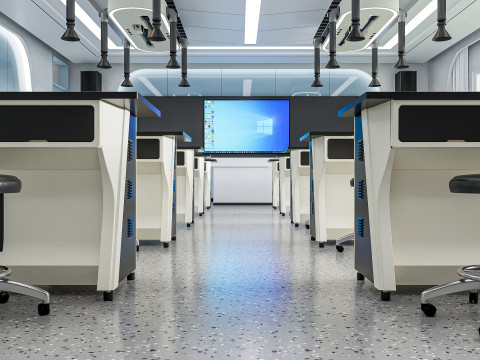 Hospital Anatomy training room 3D-Modell