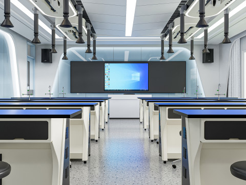 Hospital Anatomy training room 3D-Modell