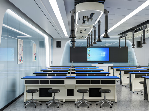 Hospital Anatomy training room 3D-Modell