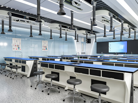 Hospital Anatomy training room 3D-Modell