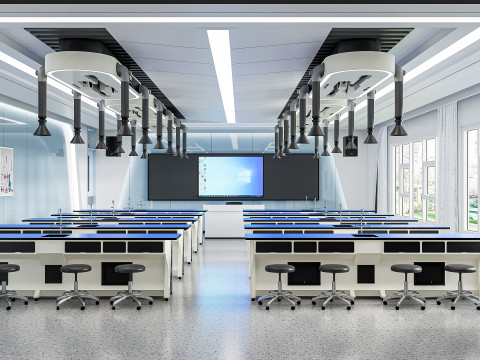 Hospital Anatomy training room 3D-Modell