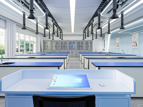 Hospital Anatomy training room 3D-Modell