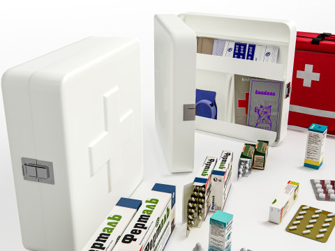 Hospital First Aid Kit 3Dモデル