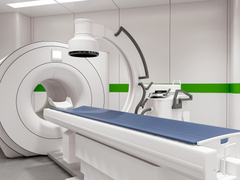 Hospital CT SCAN Modèle 3D